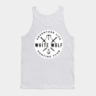 White Wolf - Hunting Club - Adventure Life - White - Fantasy - Funny Tank Top